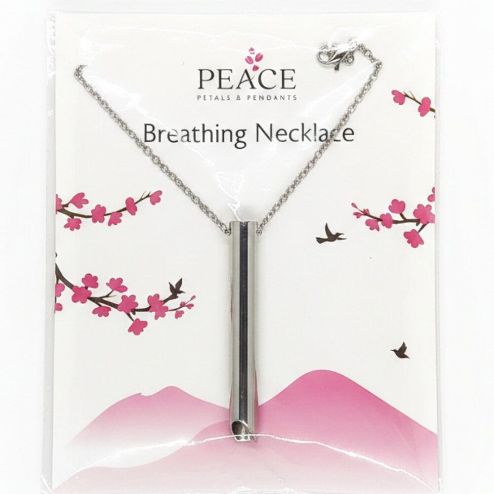 Peace Petals & Pendants Anxiety Relief Breathing‎ Tool Necklace